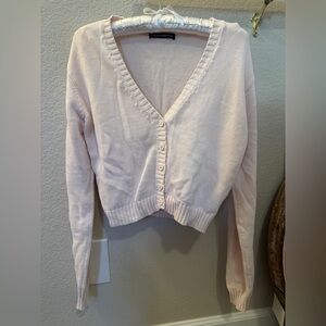 Brandy Melville Light Pink Cardigan